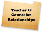 Teacher and Counselor Relationships